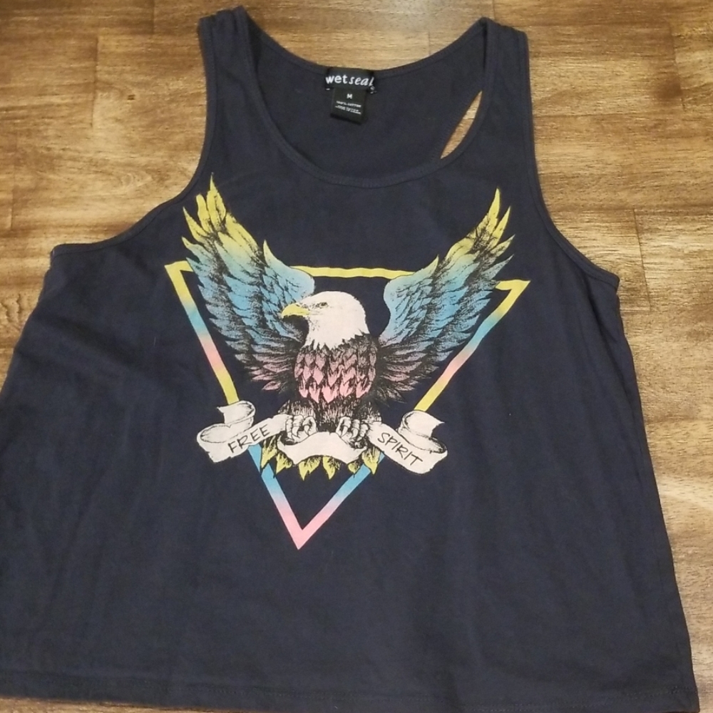 Free Spirit Eagle Crop Tank